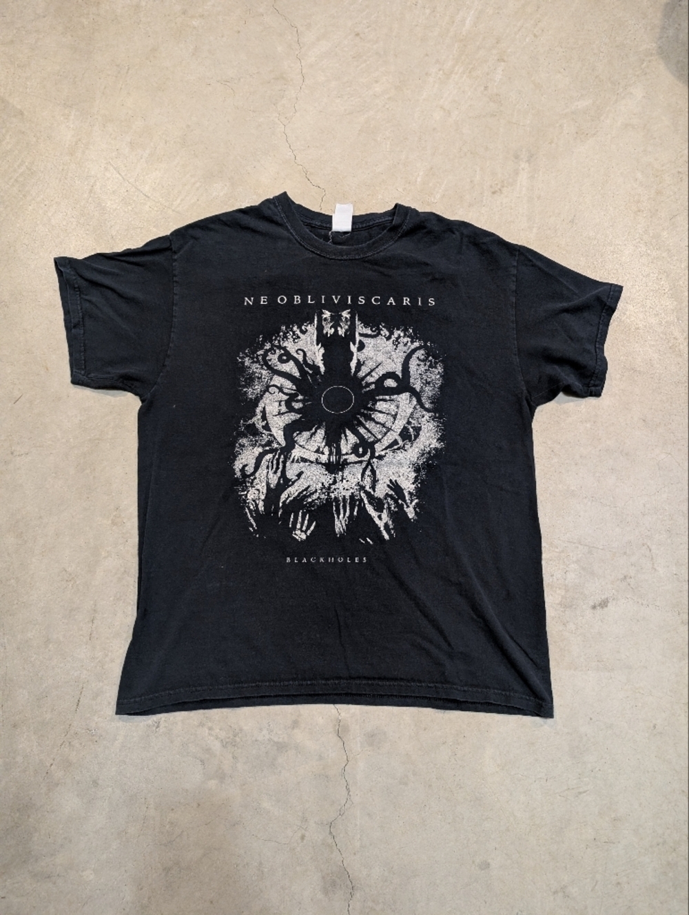 Ne Obliviscaris Blackholes Shirt Adult M? Black Short Sleeve Music Metal